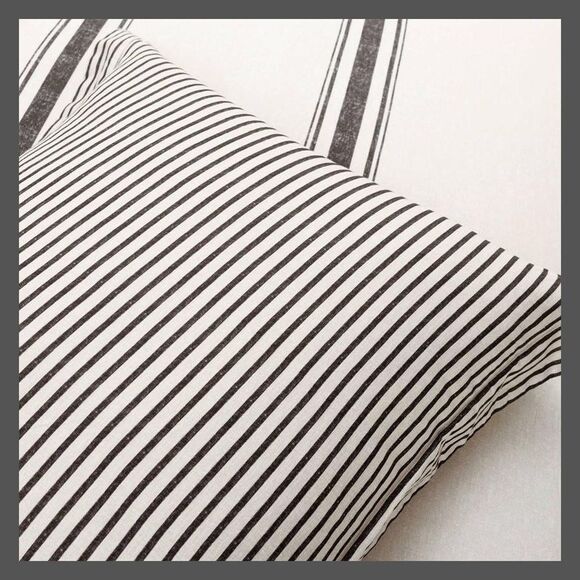 Lush Decor - Lush Décor 2pc Twin/Twin Extra Long Farmhouse Stri Black - Picture 5 of 5